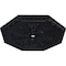 Ekena Millwork Spring Octagonal Ceiling Medallion (Canopies up to 3"), 29 1/8"OD x 2 1/4"ID x 1 1/8"P, Steel Gray CM30SPSGS - alternate 2